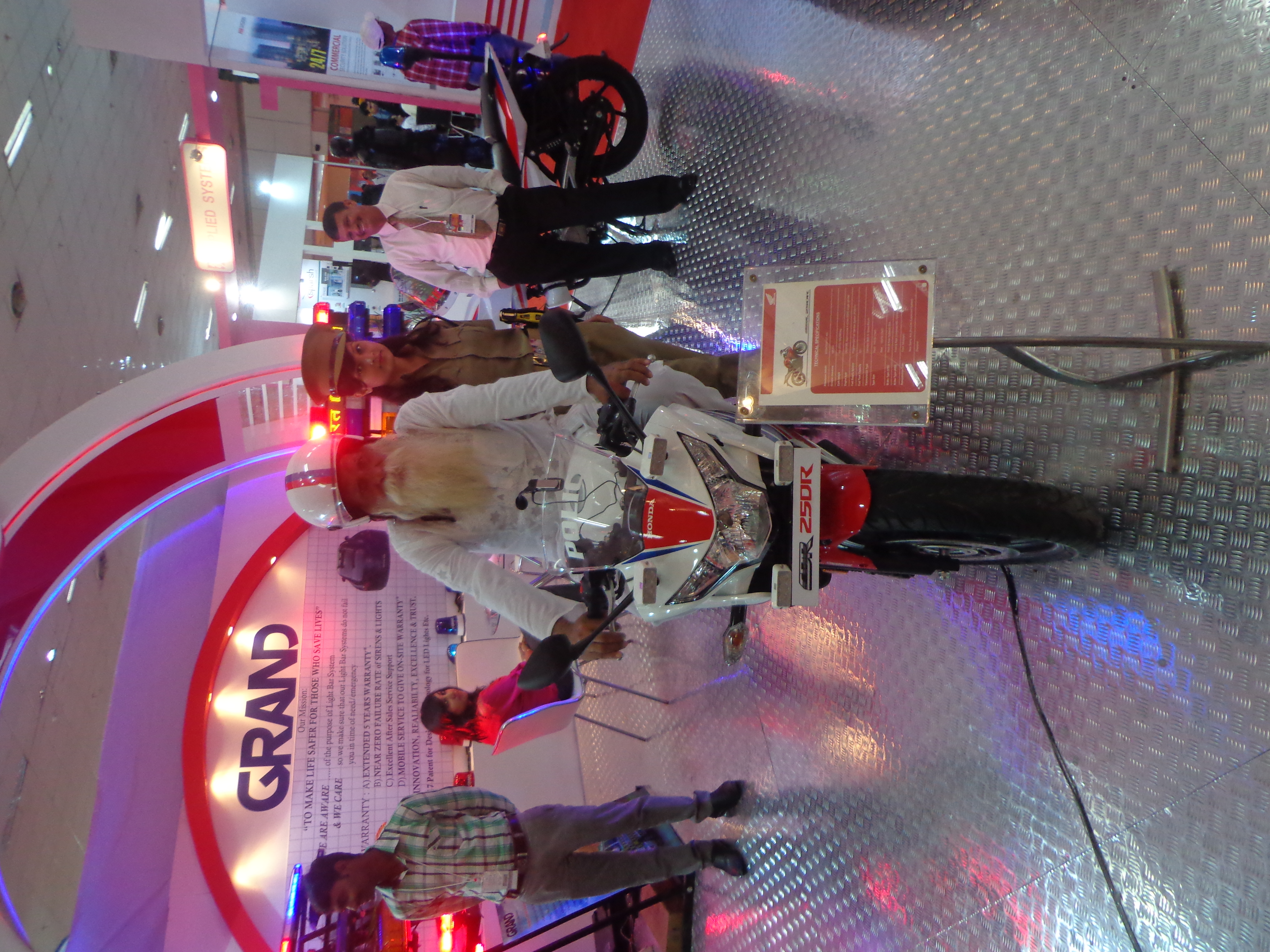 GRAND booth at India International Security Expo 2013, Pragati Maidan